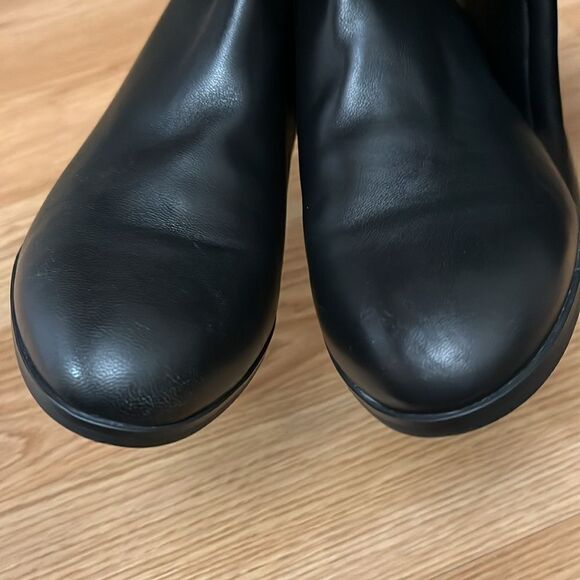Michael Kors Bromley NWOT Flat Riding Boots Black Knee High Size 5 - Picture 6 of 9